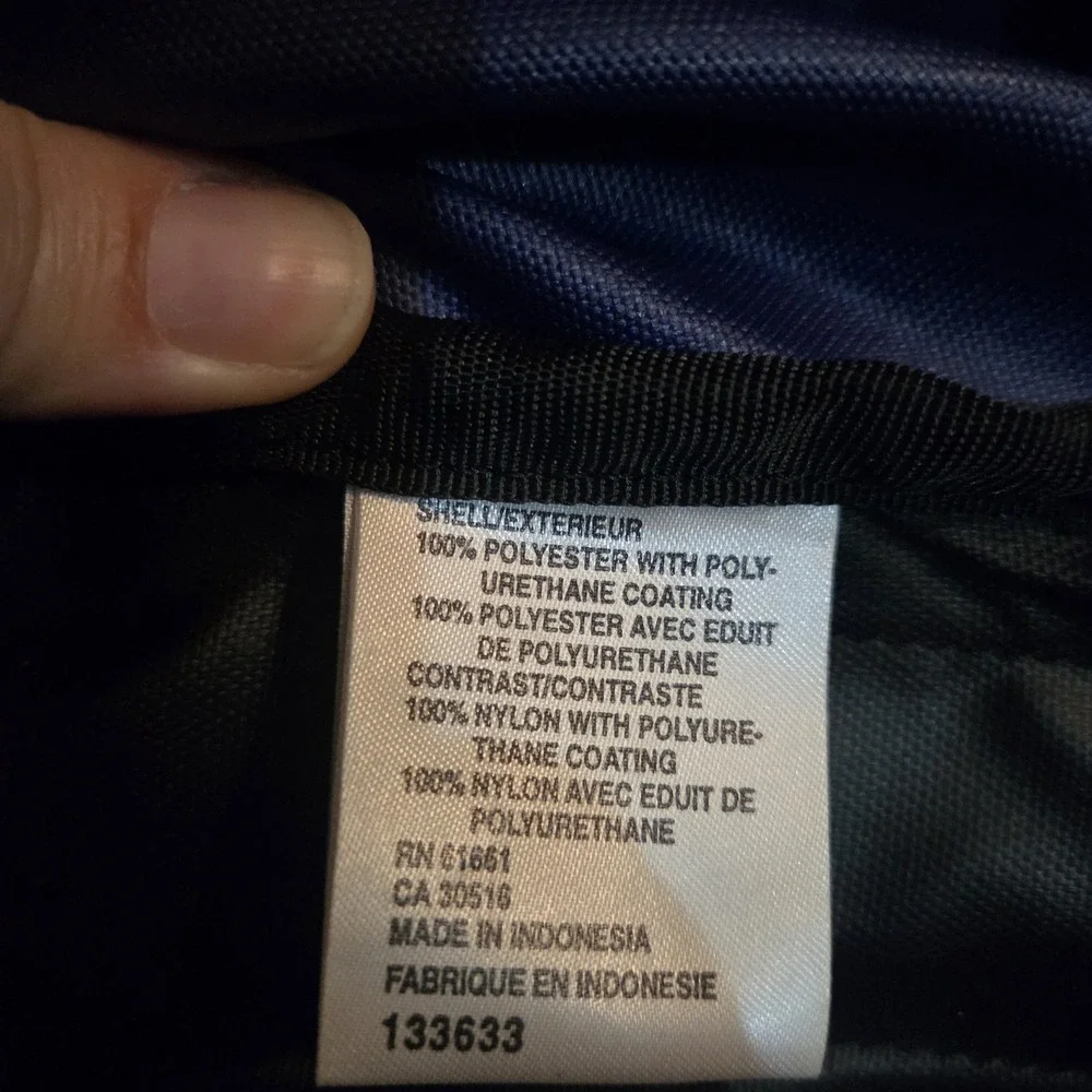 Vintage The North Face Frontier Internal Frame Hiking Backpack Blue Black Trekki